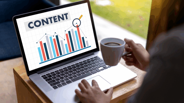 Recruiter monitoring employee brand content performance